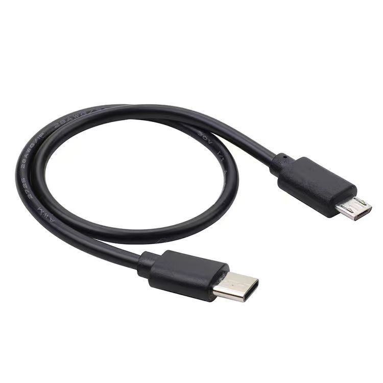 Câble de charge rapide OTG 3A USB-C vers micro USB