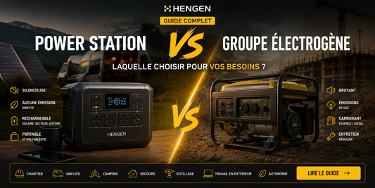Power station ou groupe électrogène : quelle solution choisir pour avoir de l'électricité partout ?