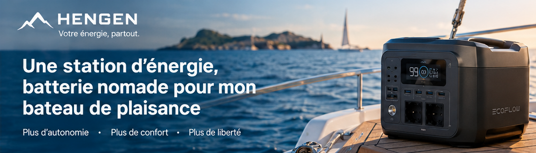 Une station d’énergie, batterie nomade pour mon bateau de plaisance