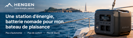 Une station d’énergie, batterie nomade pour mon bateau de plaisance