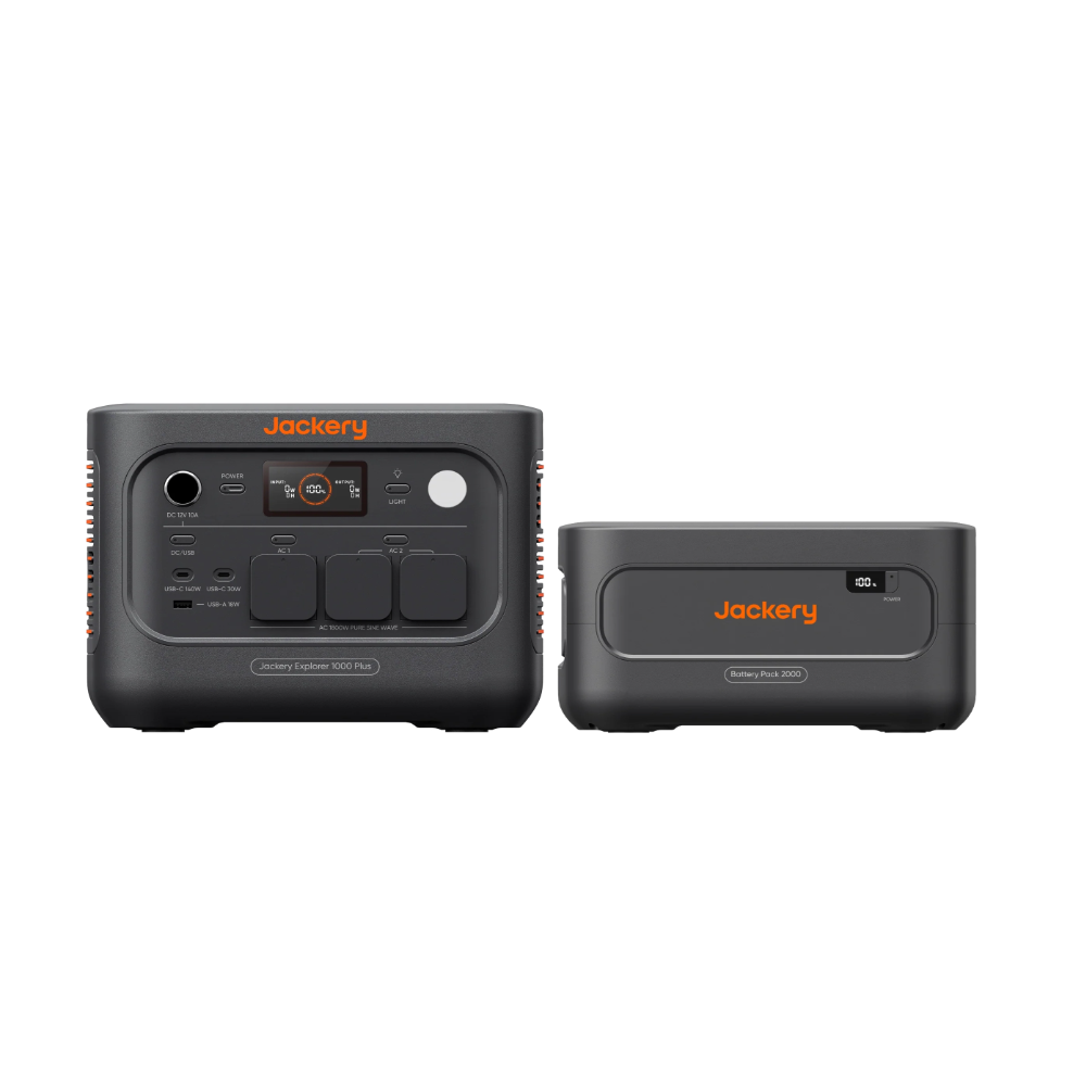 Pack Jackery Explorer 1000 Plus v2 + BP 2000 v2