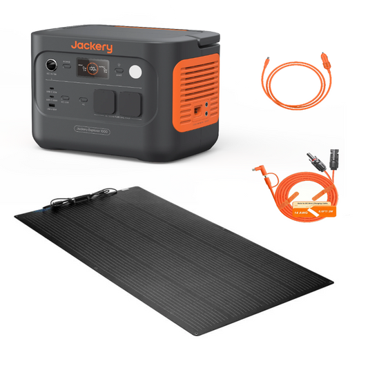 Pack Van & Campig-Car — Jackery E1000 v2 + DJI Linksolar 200W - Hengen