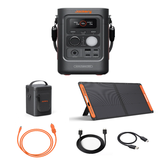 Pack Bivouac Jackery 300D + SolarSaga 100W - Hengen