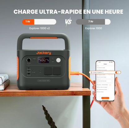 Station de charge portable Jackery Explorer 1000 V2
