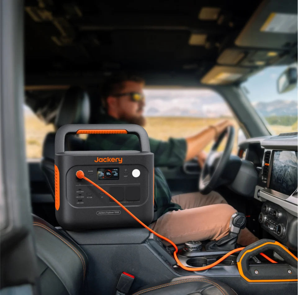 Jackery Câble de charge pour voiture – Rechargez votre station Explorer depuis votre véhicule