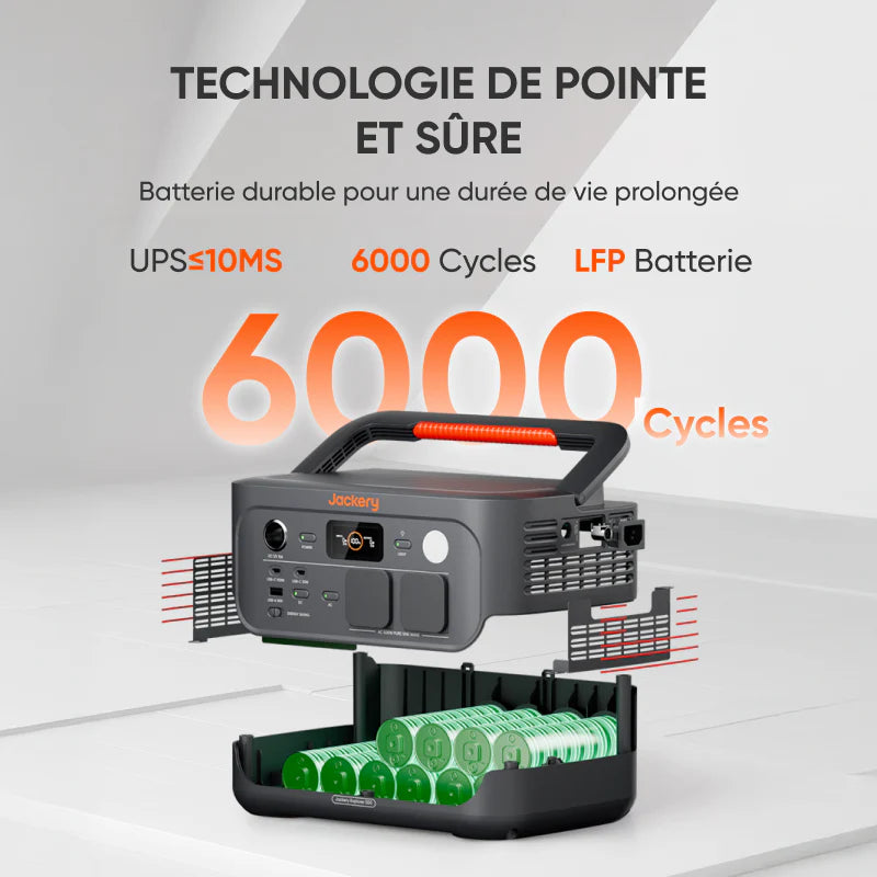 Station de charge portable Jackery Explorer 500 v2