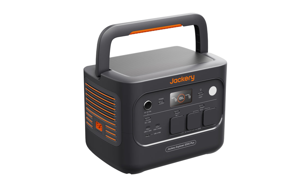 Jackery Explorer 2000 Plus v2 – Station d'énergie portable 2048 Wh / 2400 W